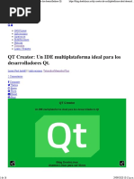 QT Creator: Un IDE Multiplataforma Ideal para Los Desarrolladores QT