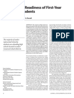 Mathematics Readiness of First-Year University Students