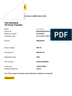 Tax Invoice TH Fund Transfer