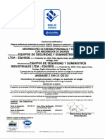 Certificado ANSI Z359.13 (2013)