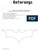 Cool Batarang-Template PDF