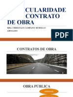 PARTICULARIDADES DEL CONTRATO DE OBRA