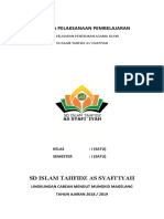 RPP PAI SD Islam Tahfidz As Syafi'iyah 2018/2019