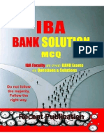 IBA Bank Job Solution PDF
