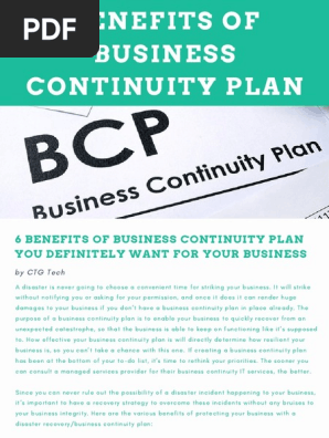 Business Continuity Plan