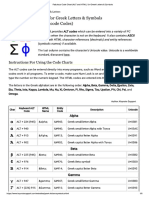 Greek Letters & Symbols - How To Type