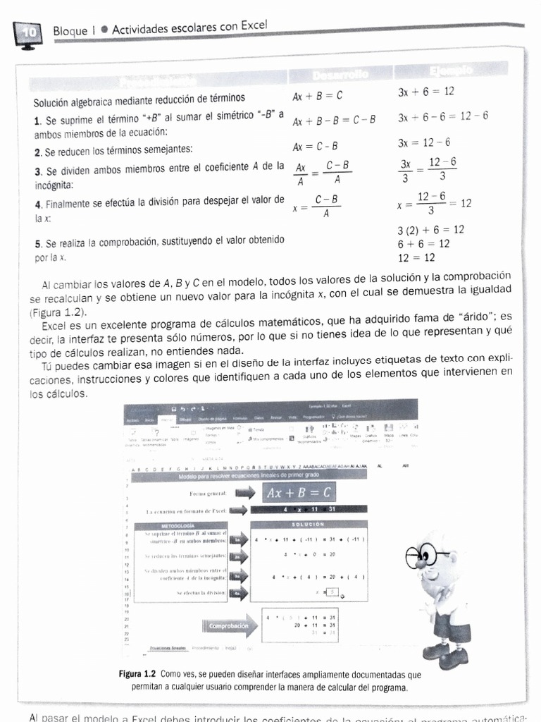 Actividades de Excel para resolver ecuaciones | PDF | Ecuaciones ...