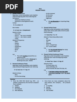 Tbi Grammatical Tense Grammar