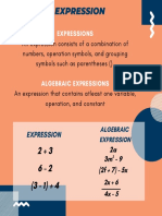 (BASIC MATH) Algebraic Expressions PDF
