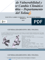 Análisis de Vulnerabilidad y Riesgo Por Cambio Climático