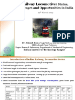 2019-Agrawal-Locomotive Engines-Status and Opportunity in India - PPT PDF