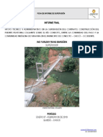 Informe de Supervision Puente Peatonal