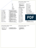 Quadratic and Root Functions Drill