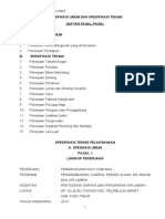 Spesifikasi Umum Dan Spesifikasi Teknik Bak Air