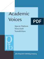 Academic Voices Across Languages and Disciplines