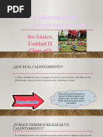 4to Basico - Unidad II - Clase 1 - Calentamiento y Juegos Recreativos