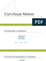 Lec 09, Curvilinear Motion