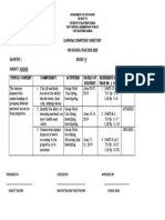 Learning Competency Directory FOR SCHOOL YEAR 2019-2020 Quarter: I Grade: Iv Subject: Science