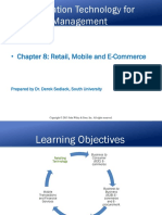 Chapter 8: Retail, Mobile and E-Commerce: Prepared by Dr. Derek Sedlack, South University
