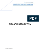 MEMORIA DESCRIPTIVA - Modificado