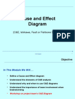 Cause and Effect Diagram: C&E, Ishikawa, Fault or Fishbone Diagram
