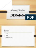 Whatsap Number