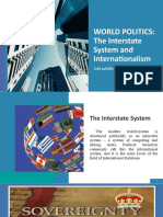 World Politics: The Interstate System and Internationalism: Add Subtitle Here