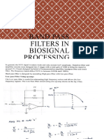 Band Pass Filters in Biosignal Processing