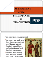 Government of The Philippines in Transition