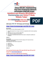 Guarantee All Exams 100% Pass One Time! Cisco 350-401 ENCOR Exam Questions