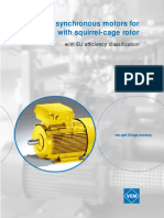 Three-Phase Asynchronous Motors For Low Voltage With Squirrel-Cage Rotor