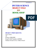 Comp Project Book Shop