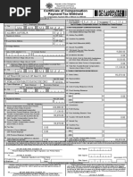 Certificate of Compensation Payment/Tax Withheld: (Present)