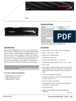 HX316C10FBK2/16: 16GB (8GB 1G X 64-Bit X 2 PCS.) DDR3-1600 CL10 240-Pin DIMM Kit