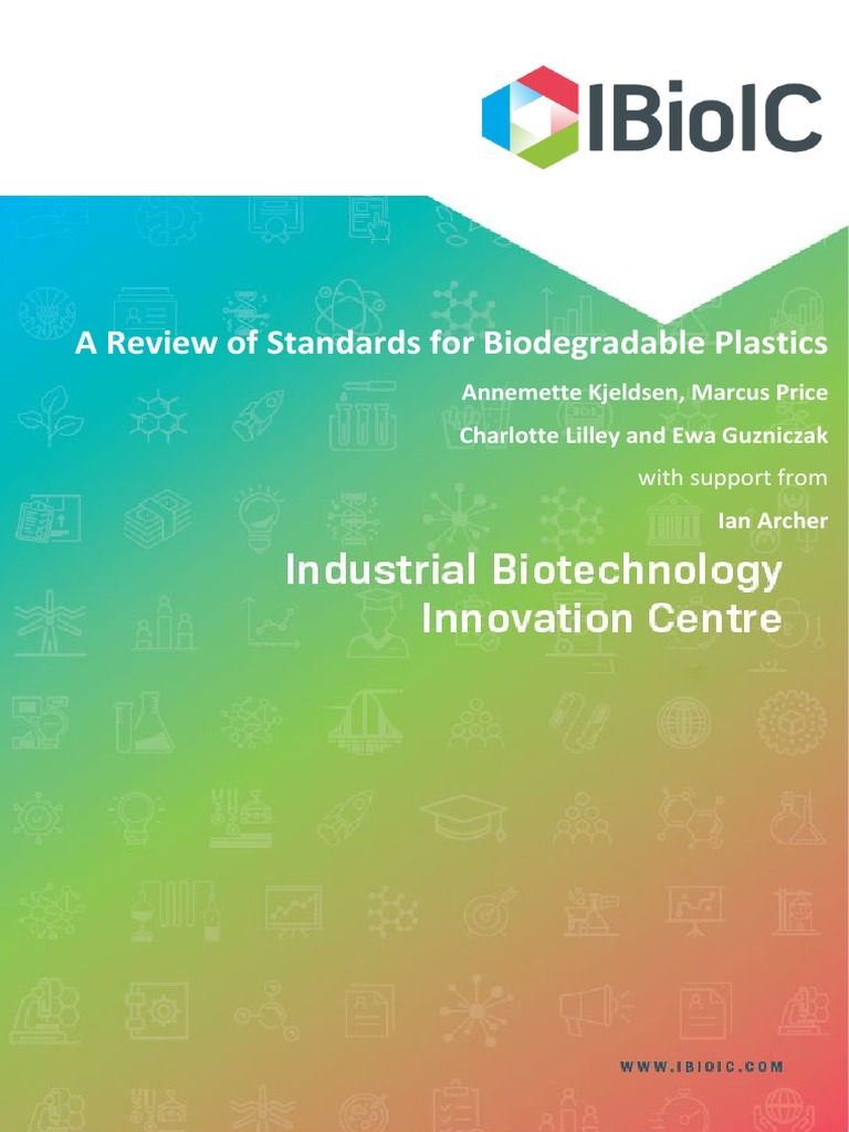 A Review of Standards For Biodegradable Plastics PDF Biodegradation