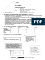 Curriculum Extra Unit 2: Focus On Literature: Types of Writing