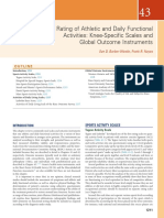 Rating of Athletic and Daily Functional Activities: Knee-Specific Scales and Global Outcome Instruments
