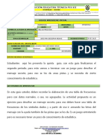 GUIA # 5 ESTADISTICA 8°3 - LEONARDO