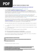 Setup VNCR in Oracle Rac