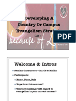 Developing A Country or Campus Evangelism Strategy