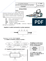 Représentation Fonctionnelle D'un Système Technique Évaluation