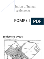 Evolution of Human Settlements: Pompeii
