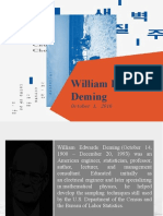 William Edwards Deming: October 1, 2016