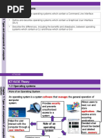 1.3 Operating Systems: Ict Igcse