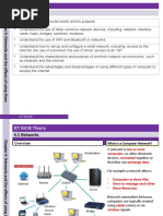 4.1 Networks: Ict Igcse Theory