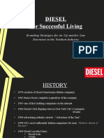 Diesel For Successful Living: Branding Strategies For A N Up-Market Line Extension in The Fashion Industry