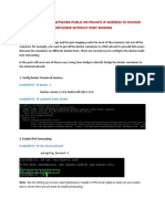 Assign External Network Public or Private IP Address To Docker Container Without Port Binding