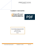 Planbar 1/1/2019 Hotfix: Precast Software Engineering GMBH