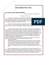 Informe sobre el secuestro y asesinato del maestro y sindicalista Julio Castro