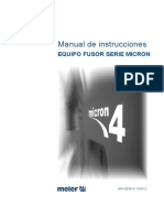 Manual Fusores Serie Micron 4 Meler ESP PDF